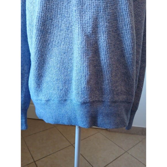 J Crew Womens Sweater Medium Blue Gray Alpaca Merino Wool Blend Textured Cozy - Picture 7 of 15